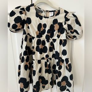 Gap Tiered Leopard Print Dress
